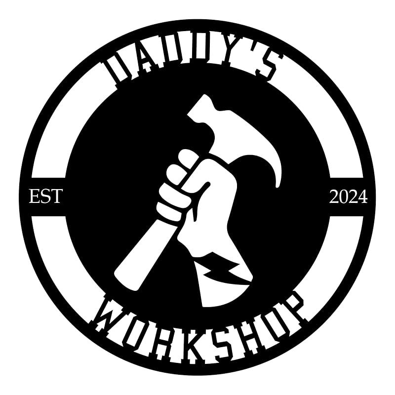 Personalized Metal Signs | Custom Plaque Wall Art | Worshop Metal Sign | Custom Sign Outdoor Metal | Custom Work Shop Metal Sign | Shop Signs | Personalized Father Gifts | Family Name Sign