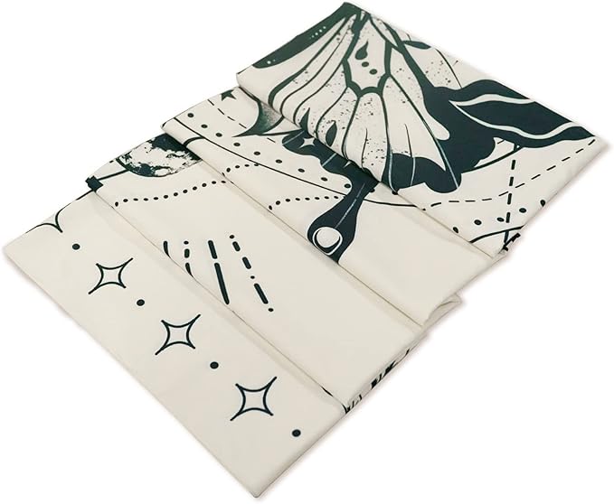 Lunerfex Boho Butterfly Tapestry Small Tapestry Tarot Tapestries Moon Phase Aesthetic Tapestries Wall Hanging for Bedroom and Living Room Decor Butterfly 36×48 Inches