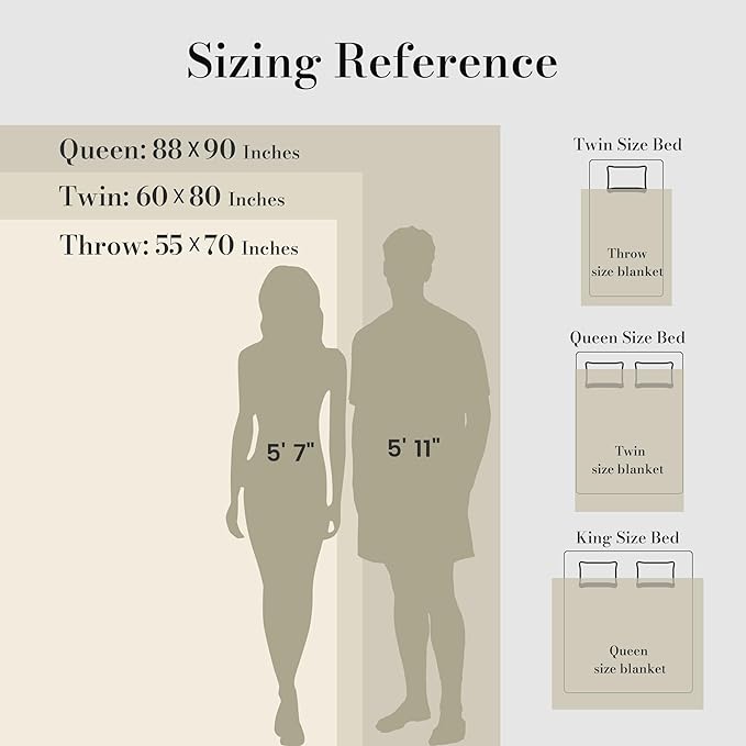 Amélie Home Luxury Striped Faux Fur Throw Blanket for Couch, Embossed Split Fur Cozy Fuzzy Fluffy Luxurious Soft Plush Sofa Chair Bed Gift Blankets for Women Men Wife Friend, 60"x80", Ivory