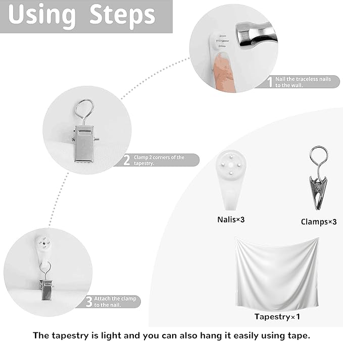 QGHOT Halloween Tapestry Wall Hanging Horror Castle Window Tapestry Gothic Spooky Backdrop Vampire Medieval Tapestries for Bedroom Living Room Dorm Wall Art Decor (78.7"x59.1")