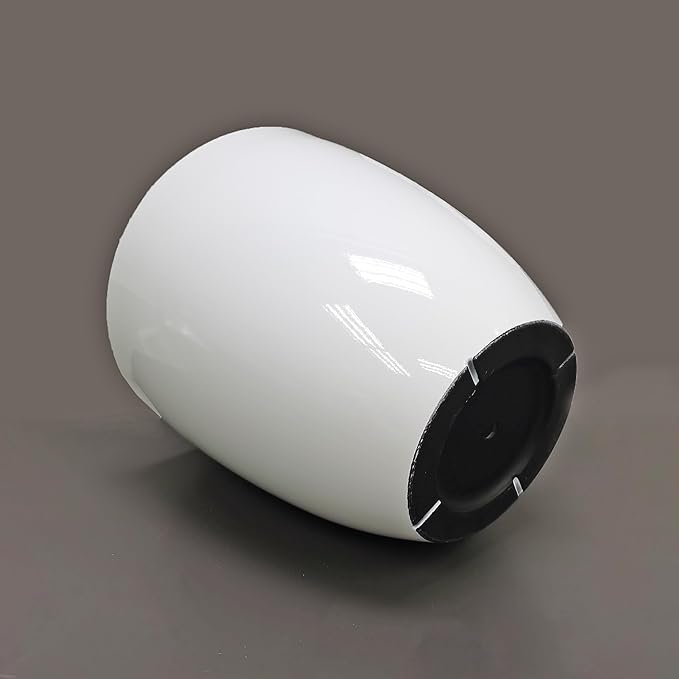 FixtureDisplays® 11.8" Diameter 11.8" Tall White Plant Pots, Plastic Flower Pots with Drainage Holes and Saucers for Indoor and Outdoor 15748-NF