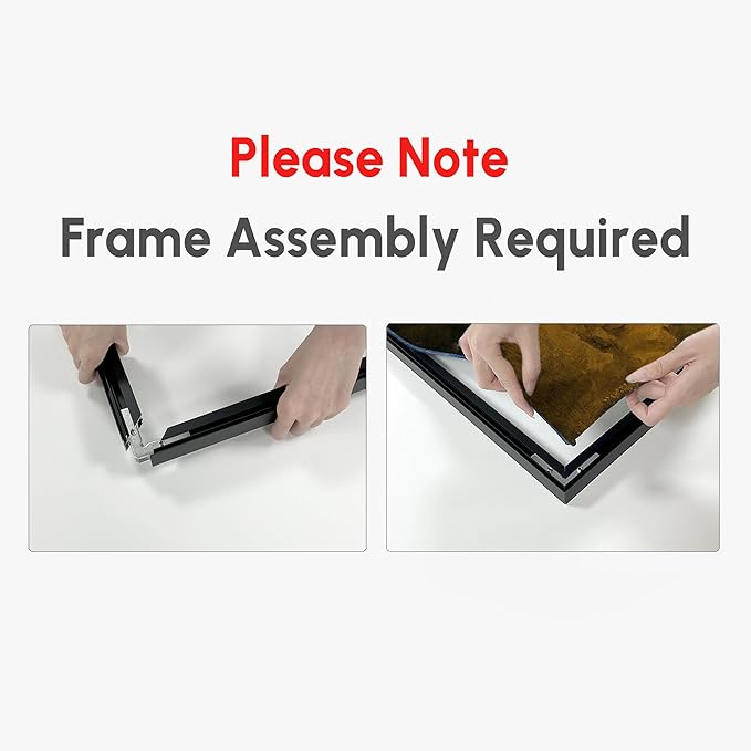 SIGNWIN 60"x72" Extra Large Framed Wall Art Modern Neutral Abstract Geometric in Black and Beige, Clean Minimalist Design for Home Living Room Bedroom Decor (Frame Assembly Required)