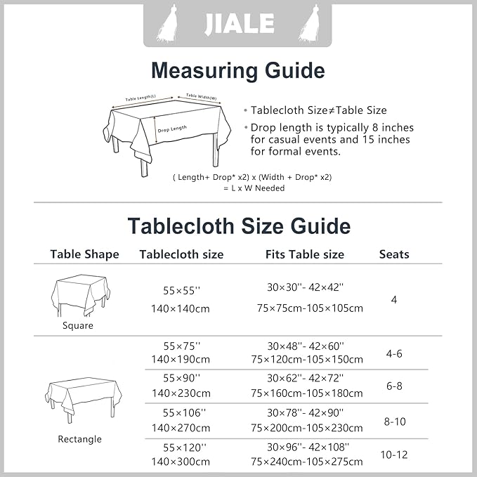 JIALE Gingham Tablecloth Square Cotton Linen Fabric Checkered Table Cloth with Tassel Washable Wrinkle Free Buffalo Plaid Table Cover for Christmas Tablecloth, Kitchen Dining, Green and Black, 55x55