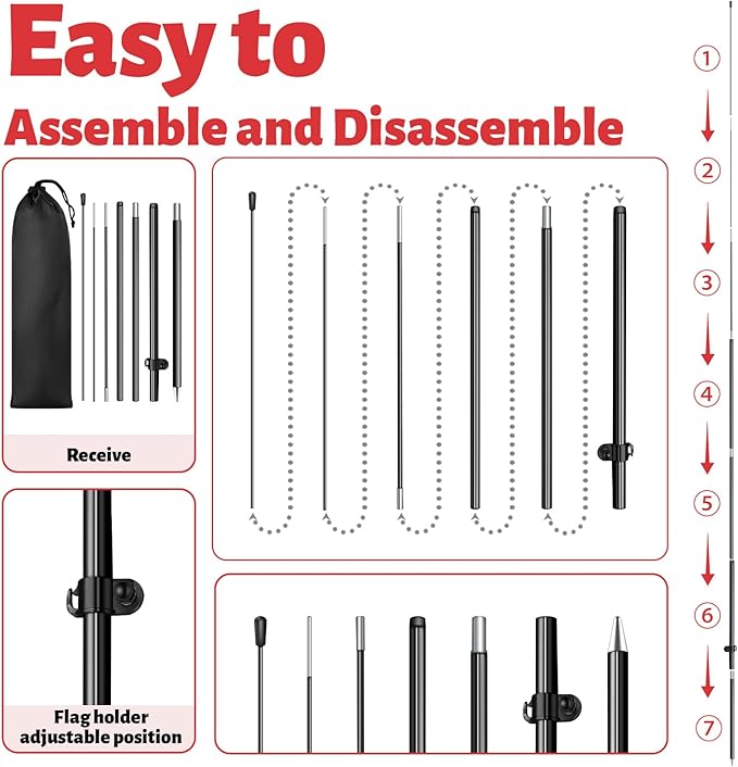 44 Pcs Open House Signs for Real Estate, Double Sided Open House Flag Kit, 7.6 x 5.4 Ft Black Banner Flag Poles Set for Outside, Directional Arrows Sign Stakes Balloons for Open House Supplies