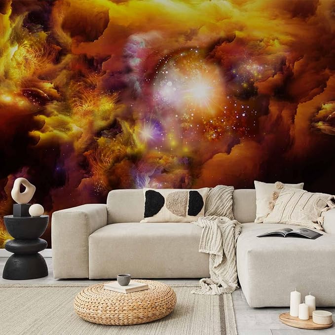 artgeist Wall Mural Cosmos Galaxy 98x69 in - XXL Non-Woven Wallpaper Fleece Wall Decor Photo Print Picture Image Design Home n-A-0027-a-d