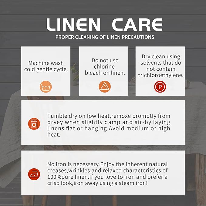 EVERLY 100% Yarn-Dyed Linen Rectangle Tablecloths 60x84Inches for Dining,Buffet Parties,Picnic,Events and Restaurants,Decorative Halloween,Thanksgiving Machine Washable Tablecloths-Sage Green Plaid