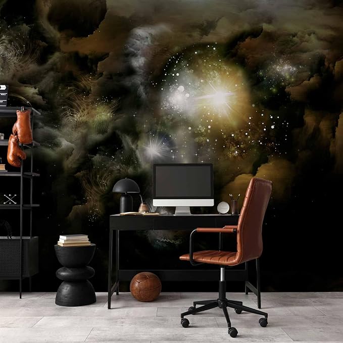 artgeist Wall Mural Cosmos Galaxy 193x138 in - XXL Peel and Stick Self-Adhesive Wallpaper Removable Large Sticker Foil Wall Decor Print Picture Image Design n-A-0027-a-b