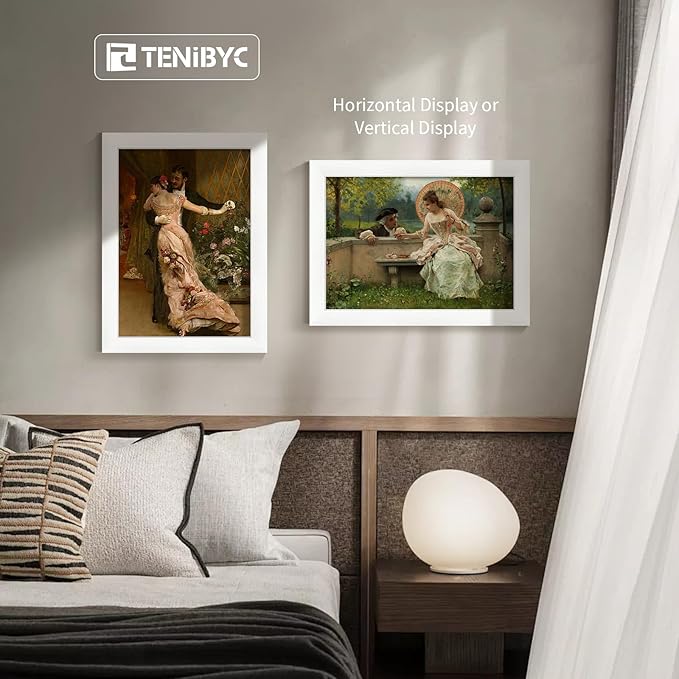 12x16 Picture Frame 3 pk - White Woodgrain, HD Tempered Glass, Wall Gallery Photo Frame