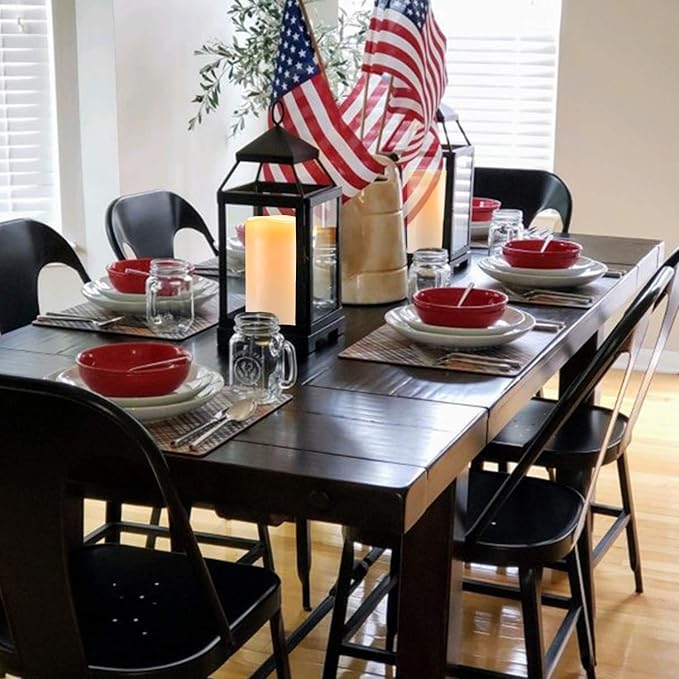 Amagic 2 Pack 8" x 4" Outdoor Plastic Electric flameless Candles with Remote Control and Timer, Battery Operated Flickering LED Pillar Fake Candle for Home, Wedding Decor, Ivory