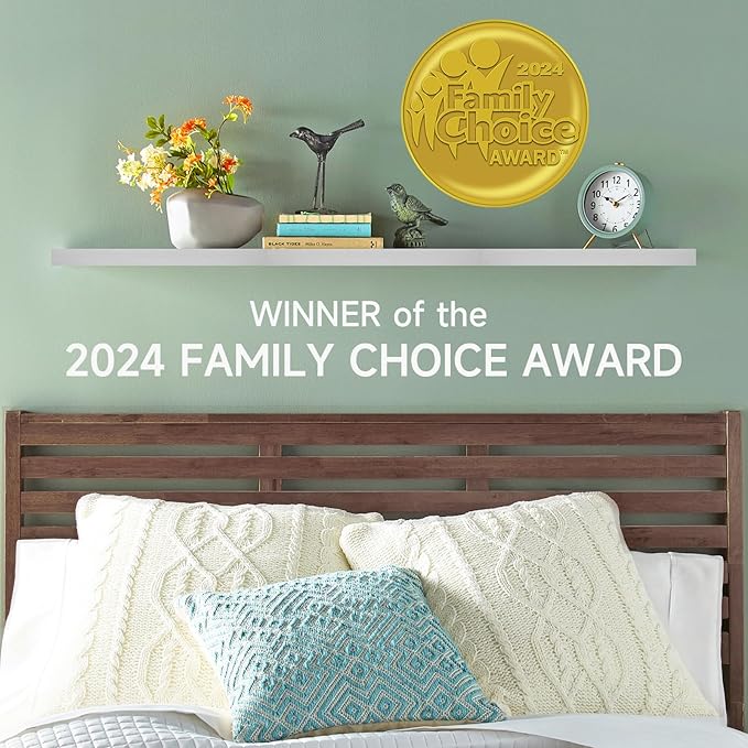 BAYKA Floating Shelves for Wall, 36 inches Wall Mounted Rustic Wood Shelves for Bathroom, Bedroom, Living Room, for Storage/Decor with 30lbs Capacity๏ผWhite,Set of 3