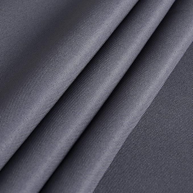 sancua Rectangle Tablecloth - 70 x 90 Inch - Stain and Wrinkle Resistant Washable Polyester Table Cloth, Decorative Fabric Table Cover for Dining Tables, Buffet Parties and Camping, Grey