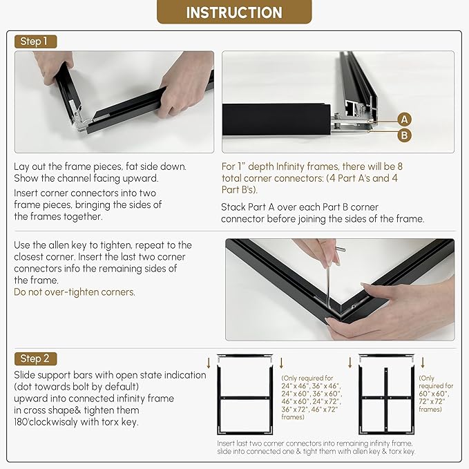 SIGNWIN 60"x72" Extra Large Framed Wall Art Misty Forest in Sepia Tones, Watercolor Woodland Landscape for Home Living Room Bedroom Decor (Frame Assembly Required)