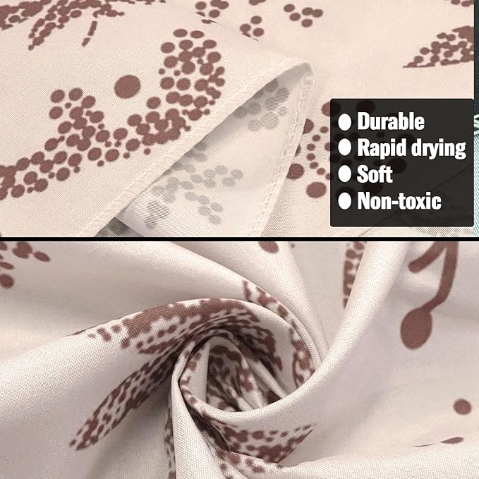 Lunerfex Boho Floral Tapestry Mandala Wall Tapestry, Cute Tapestries for Bedroom Beige Flower Tapestries Wall Hanging for Bedroom Living Room Decor Beige-1 70"x90"