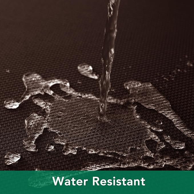 Biscaynebay Textured Fabric Square Tablecloth 54x54 Inch, Brown Water Resistant Table Cloth Small Card Folding Table Covers Linen for Dining, Kitchen, Wedding and Parties etc. Machine Washable