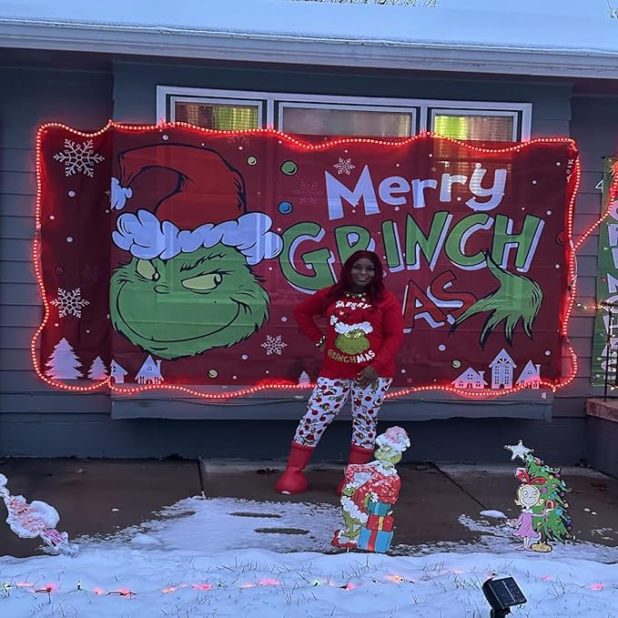 YEGUO 2 Packs Each 33ft 100 LED Solar Rope Lights Outdoor Waterproof, Red String Lights for Outside, 8 Modes Fairy Lights in Clear Thin Tube for Camping Fence Patio Garden Trampoline Deck