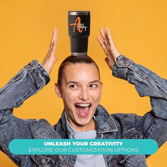 CRYPTONITE Multiple Font Personalized Name & Initial Vinyl Wall Decals I Nursery Wall Decal for Baby Boy & Girl Decoration I Stickers for Kids I Multiple Size Options (F. Name & Initial Plane Color)