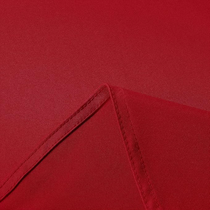 sancua Rectangle Tablecloth - 54 x 120 Inch - Water Resistant Spill Proof Washable Polyester Table Cloth, Decorative Fabric Table Cover for Dining Tables, Buffet Parties, Christmas Red