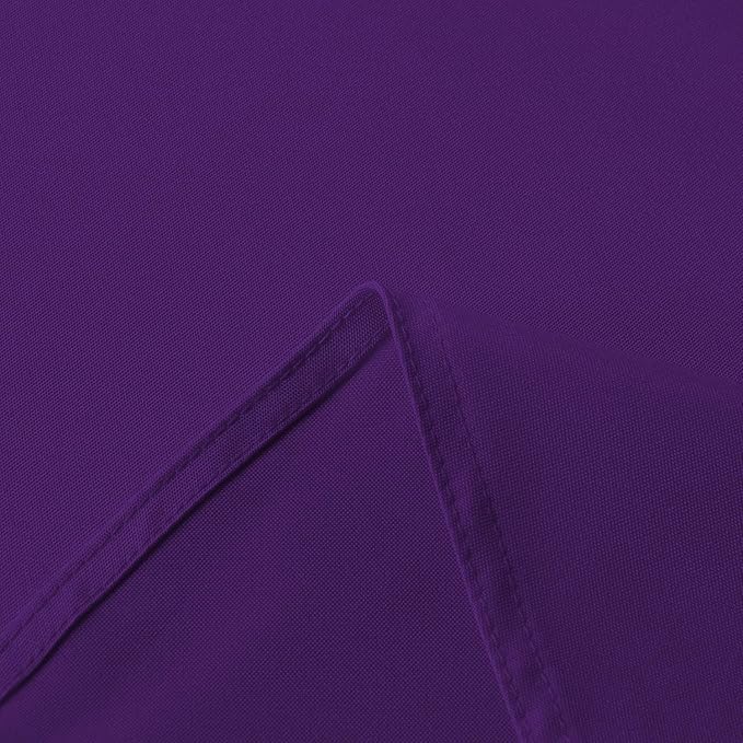 sancua Rectangle Tablecloth - 70 x 120 Inch - Stain and Wrinkle Resistant Washable Polyester Table Cloth, Decorative Fabric Table Cover for Dining Tables, Buffet Parties and Camping, Purple