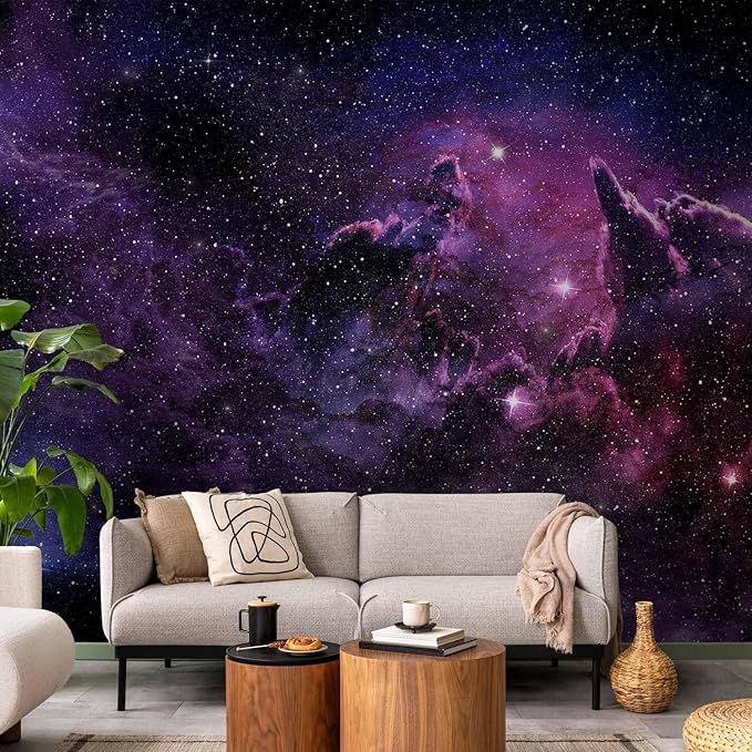 artgeist Wall Mural Cosmos Galaxy 79x55 in - XXL Non-Woven Wallpaper Fleece Wall Decor Photo Print Picture Image Design Home a-C-0022-a-a