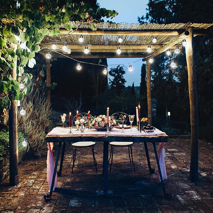 Solpex 12 Pack Hanging Solar Lights Outdoor,Solar Outdoor Lights Decorative, Solar Powered Waterproof Lights, Hanging Globe Light for Garden, Yard, Patio, Lawn, Flower Bed(Cold White)