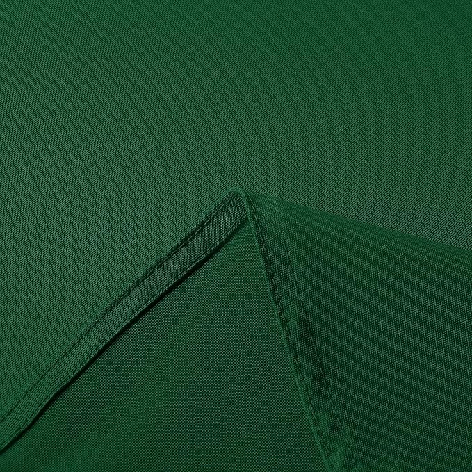 sancua Square Tablecloth - 70 x 70 Inch - Stain and Wrinkle Resistant Washable Polyester Table Cloth, Decorative Fabric Table Cover for Dining Tables, Buffet Parties and Christmas, Hunter Green