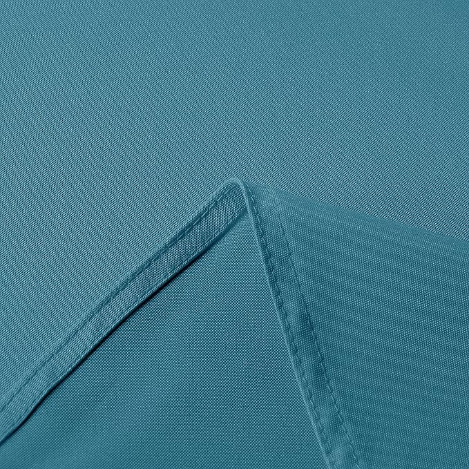 sancua Rectangle Tablecloth - 54 x 108 Inch - Stain and Wrinkle Resistant Washable Polyester Table Cloth, Decorative Fabric Table Cover for Dining Tables, Buffet Parties and Camping, Teal