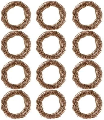 14" Natural Grapevine Wreath by Ashland - Ready-to-Decorate Rustic Home Decor for Weddings, Birthdays, Parties, and Holidays - Bulk 12 Pack