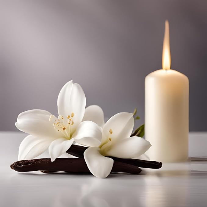 1OAK Soy Wax Scented Candles - Vanilla Bean Candle - Vanilla Candles for Home - Hand-Poured (7oz.)