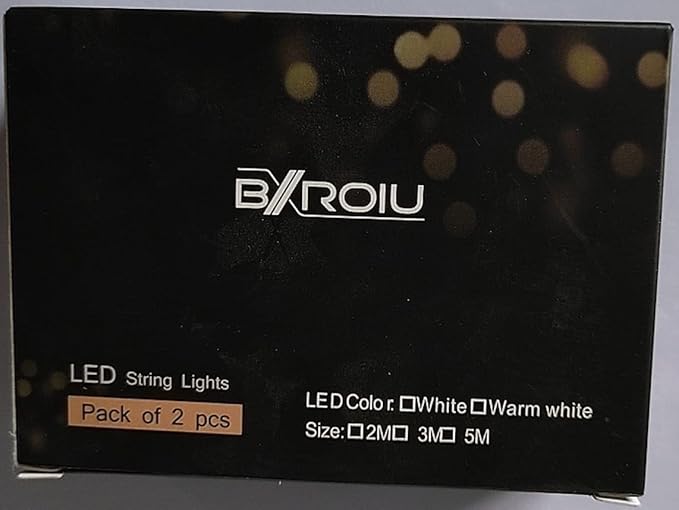 2 x 50LEDs Fairy Lights Battery Operated, Silver Wire 2 Mode 16.4Ft Chains String Lights for Bedroom Christmas Party Decoration (Cool White, 16.4)