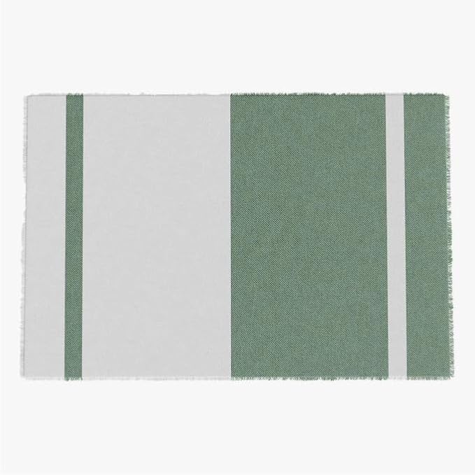 Outer Bug Shield Outdoor Throw Blanket w/Insect Shield Repellent Gear Technology- Lightweight Insect-Repellent Outdoor Blanket, Camping, Picnic & Beach Blanket, Forest Green Colorblock, 50" W x 60"