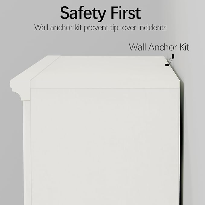 43 in Tall Bookcase, 3-Tier Bookshelf Open Storage, 33 inch Wide Floor Standing Indoor Furniture, Book Cases for Home School Library Office Bedroom Kids, White 3 Tiers