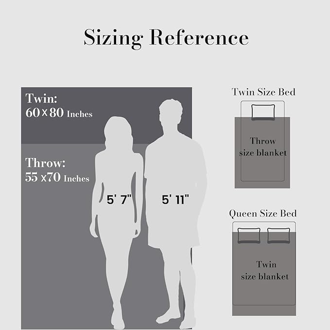 Amélie Home Faux Fur Throw Blanket for Couch, Ultra Cozy Fuzzy Fluffy Fur Luxurious Soft Striped Plush Gift Blankets for Family Sofa Chair Bed Living Room Bedroom, 55"x70", Ionic Wolf Gray