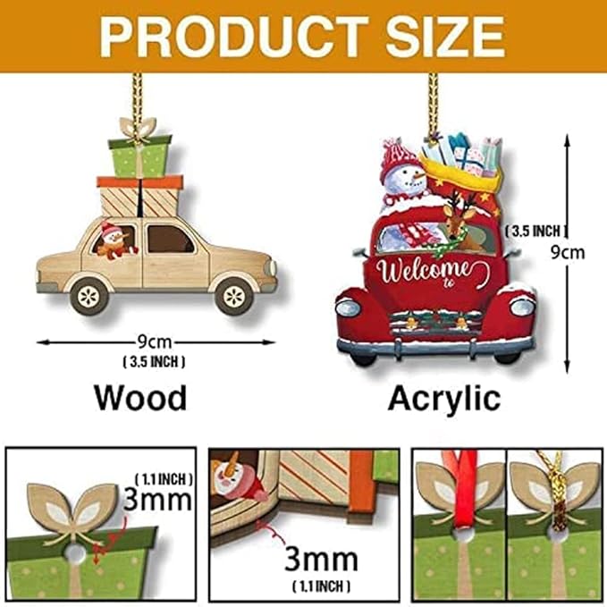 Cavalier King Charles Spaniel 3 Dog Christmas Ornament, Cavalier King Charles Spaniel 3 in Snow Pocket Christmas Tree Ornament, Dog Lovers Gift Idea Xmas Decor, Christmas Decorations for Tree