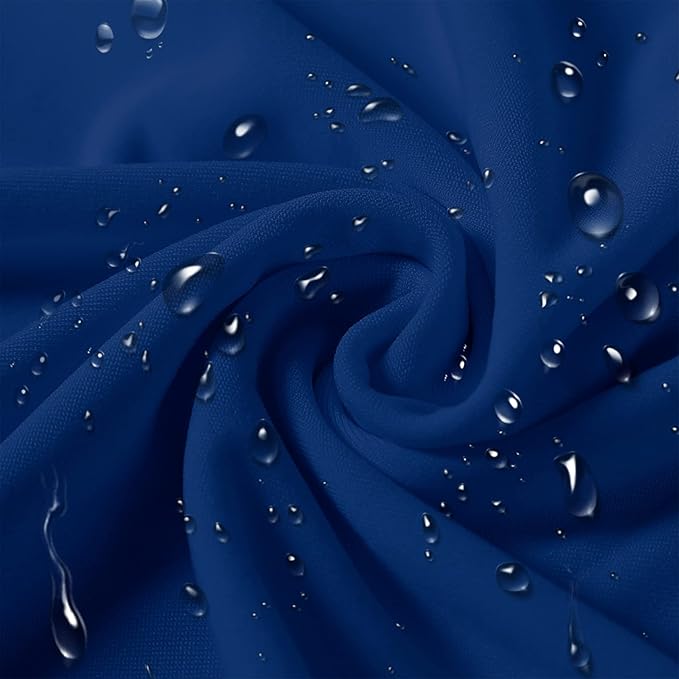 Waterproof Spandex Chair Cover 25PCS, Stretch Dining Chair Covers, Polyester Outdoor Chair Covers, Protector Stretch Chair Cover for Party Universal, Banquet, Wedding Event, Hotel(Classic Blue)