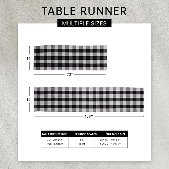 YiHomer Fall Thanksgiving Tabletop Collection for Kitchen Dining Decoration Parties Harvest, Harvest Party, Table Runner, 14 x 72