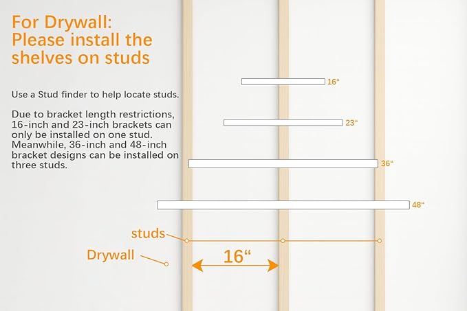 BAYKA Floating Shelves for Wall, 22.5 inches Wall Mounted Rustic Wood Shelves for Bathroom, Bedroom, Living Room, Floating Shelves for Books/Storage/Decor (Grey,Set of 3)