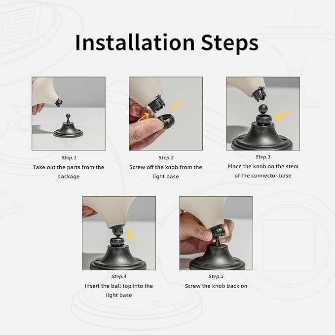 Solar Table Lights Outdoor, 2 Pack Classic Martini-Shaped Lanterns with Base & Ground Stakes, Waterproof LED Solar Powered Decorative Lights for Patio Table Garden Path (Warm White)