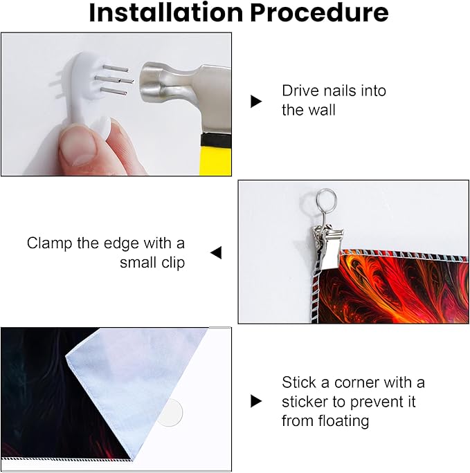 Blacklight Tapestry,WingTapestry Glow In The Dark,UV Reactive Black Light Upright Posters Wall Hanging for Bedroom Dorm Living Room Backdrop Decor (wing16, 59L" x 51W")