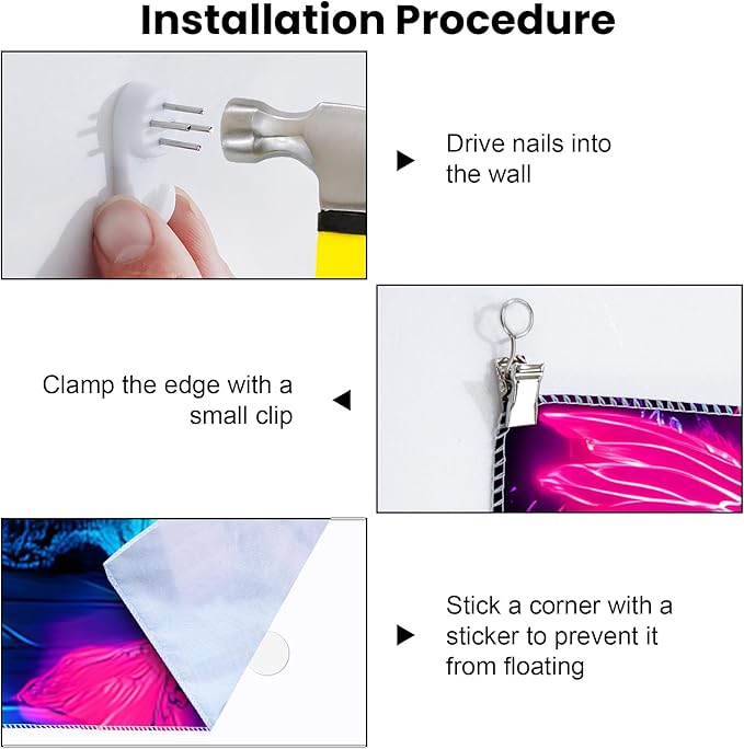 Blacklight Tapestry,WingTapestry Glow In The Dark,UV Reactive Black Light Upright Posters Wall Hanging for Bedroom Dorm Living Room Backdrop Decor (wing12, 90L" x 70W")