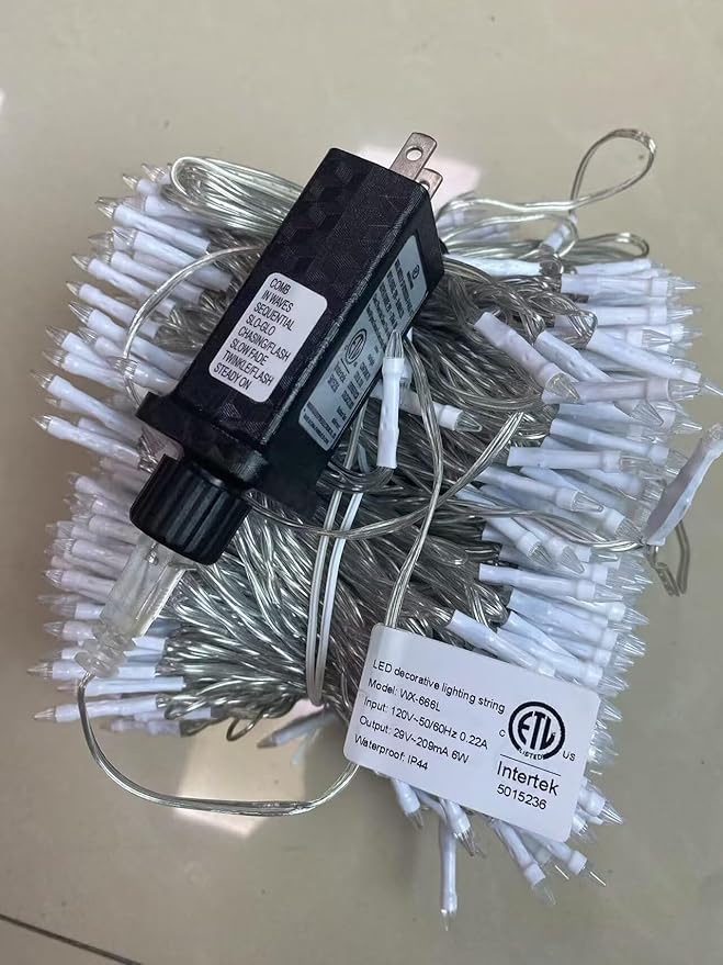 666 LED 66FT Christmas Lights with 148 Drops, 12 Modes Dimmable Cool White Outdoor Hanging Lights with Timer Memory, Waterproof Curtain Lights for Home Bedroom Indoor Tree Window Roof Fence Wedding