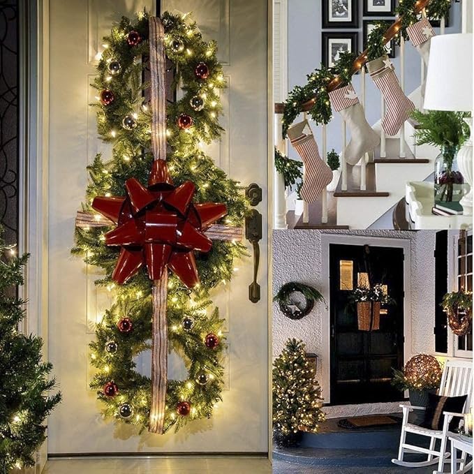 Hopolon Christmas Lights, 2 Pack 23ft 100 Mini String Lights, 120V UL Certified Extendable Tree Lights for Patio, Garden, Home, Party, Holiday, Wedding, Indoor&Outdoor Decor(2pcs Warm White)