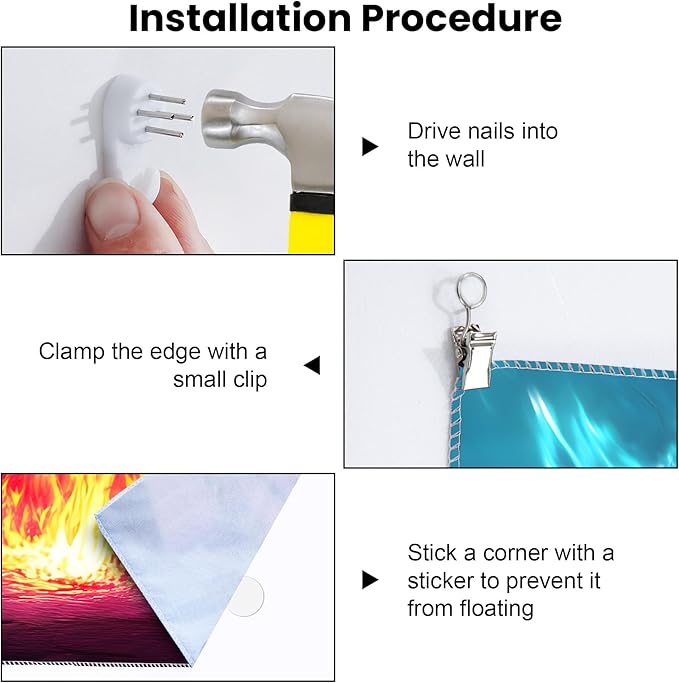 Blacklight Tapestry,WingTapestry Glow In The Dark,UV Reactive Black Light Upright Posters Wall Hanging for Bedroom Dorm Living Room Backdrop Decor (wing9, 79L" x 59W")