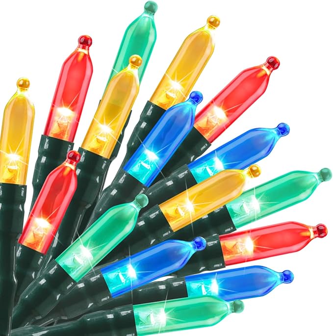 Battery Operated Christmas String Lights, 8ft 20 LED Mini Lights with Timer, Christmas Tree Lights for Indoor Outdoor Bedroom Wedding Party Holiday Xmas Decoration，Multicolor