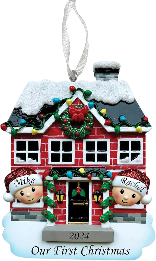 2025 Family Christmas Ornament – Personalized Ornament for Families – Custom Family Ornament – Holiday Tree Decoration Keepsake Gift (Family of 2)