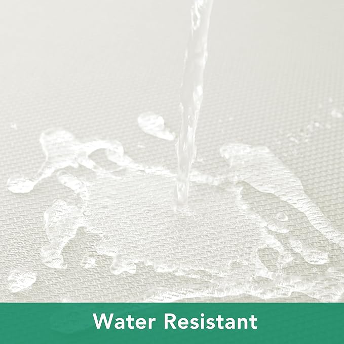 Biscaynebay Textured Fabric Square Tablecloths 60x60 Inches, Ivory Water Resistant Table Cloth Small Card Folding Table Covers Linen for Dining, Kitchen, Wedding and Parties etc. Machine Washable