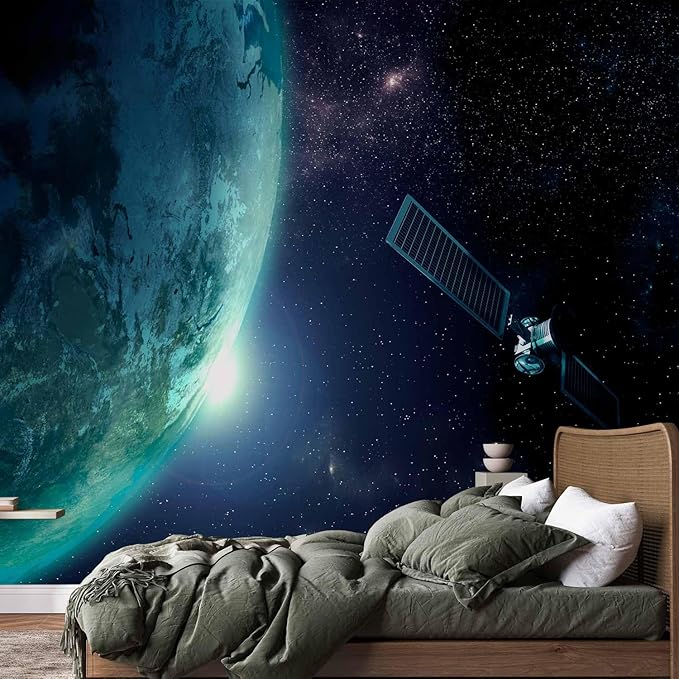 artgeist Wall Mural Cosmos Galaxy 79x55 in - XXL Non-Woven Wallpaper Fleece Wall Decor Photo Print Picture Image Design Home n-B-0007-a-c