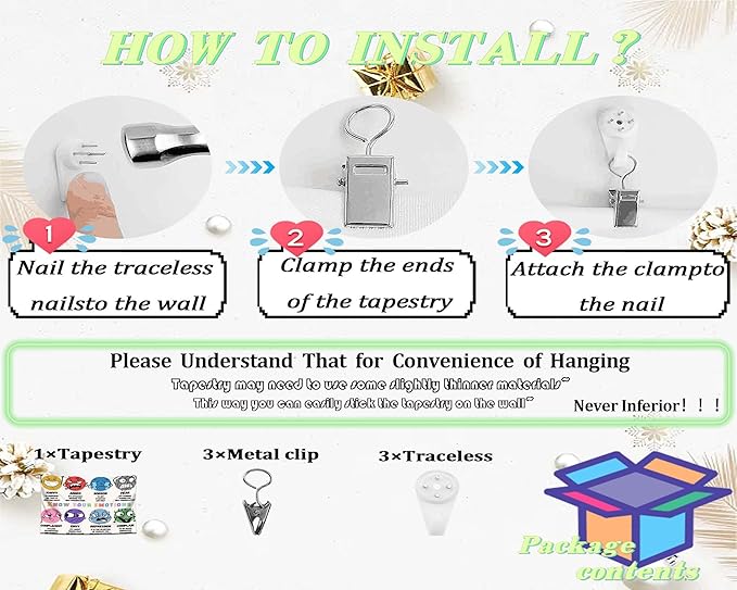 dueeia Mental Health Therapy Tapestry Wall Hanging Counseling Office Classroom Inspirational Motivational Tapestries for School Bedroom Living Room Wall Decor (59.1"x51.2")