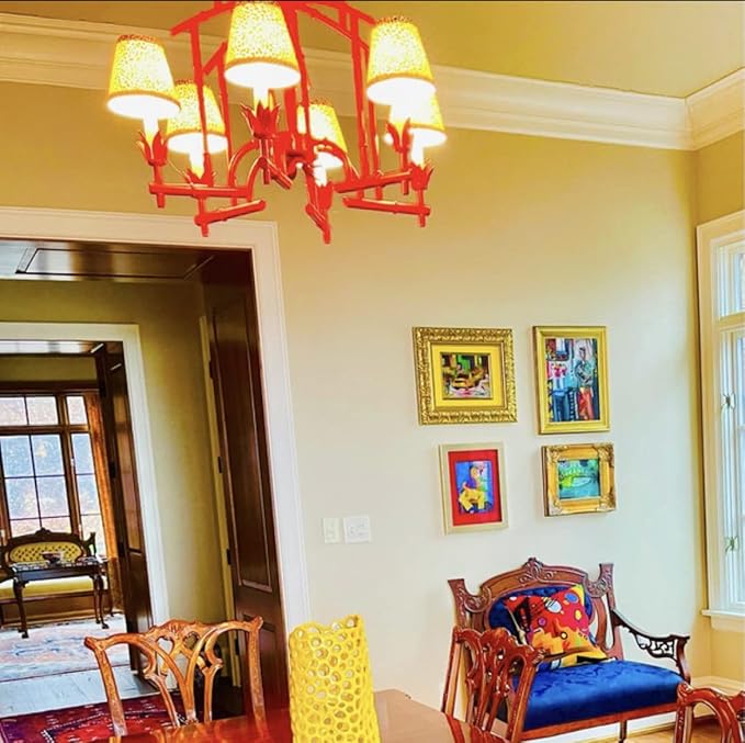 Kandinsky Contemporary Throw Pillow Cover - Heavy Red Space Modern Cushion | Abstract Throw Pillows | Contemporary Pillow | Abstract Chair Cushions | Hand Embroidered Cushion | Wool Size 18x18