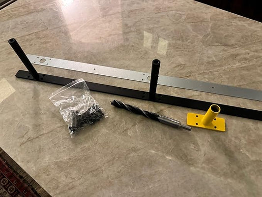 38'' Heavy-Duty Floating Shelf Bracket, Hidden Shelf Bracket for Fireplace Racks and Shelves, if Installed on Studs, max Load of 210 pounds, 38 inches (with Ease kit)