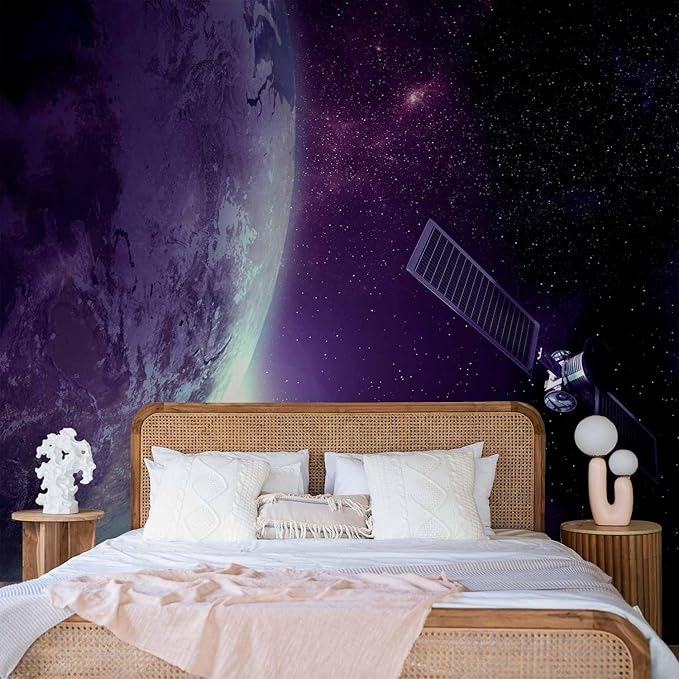 artgeist Wall Mural Cosmos Galaxy 154x110 in - Peel and Stick Self-Adhesive Wallpaper Removable Large Sticker Foil Wall Decor Print Picture Image Design n-B-0007-a-d
